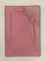 Antique Japanese Meiji Old Man Posed Portrait Photograph Kimono Black White PH48