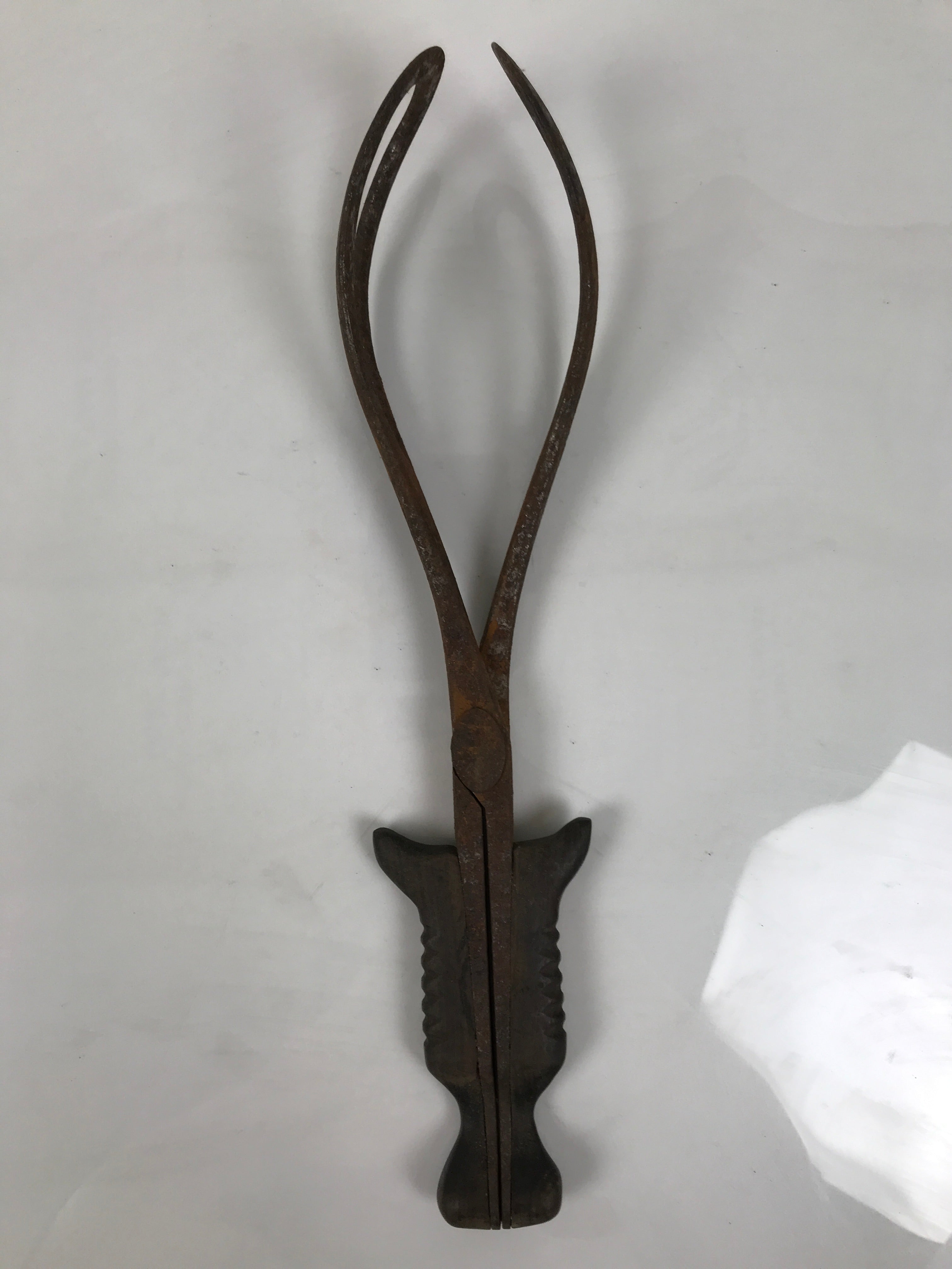 Antique Japanese Metal Obstetric Forceps Tool Childbirth Medical Equipment JK916