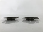 Antique Japanese Metal Sliding Door Cabinet Handle Furniture Hardware 2pc JK832