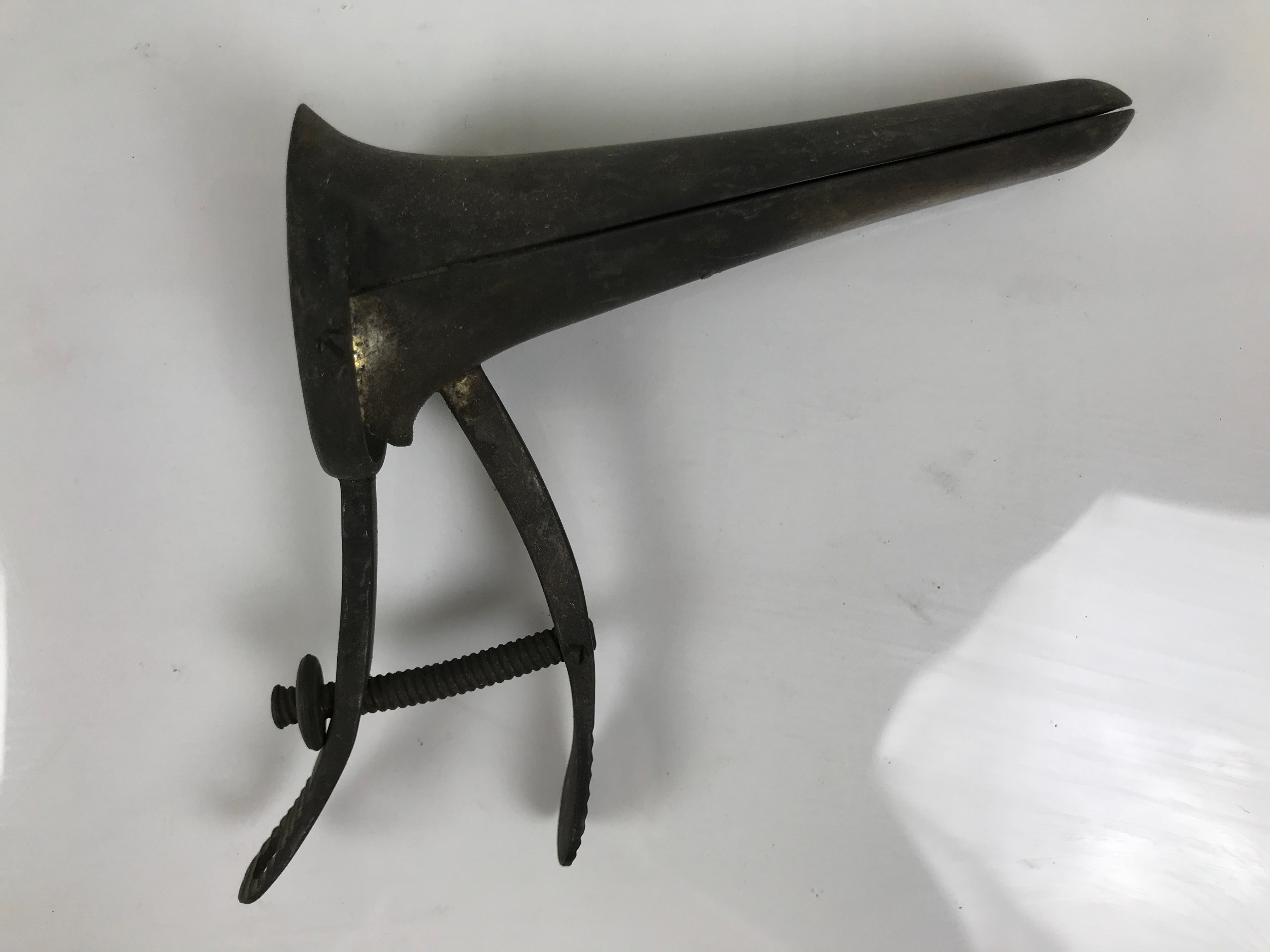 Antique Japanese Metal Vaginal Speculum Tool Gynecology Medical Equipment JK919