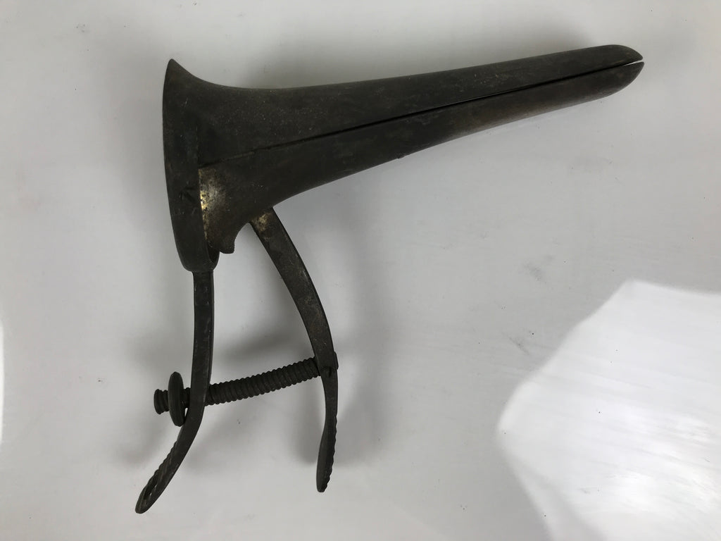 Antique Japanese Metal Vaginal Speculum Tool Gynecology Medical Equipment JK919