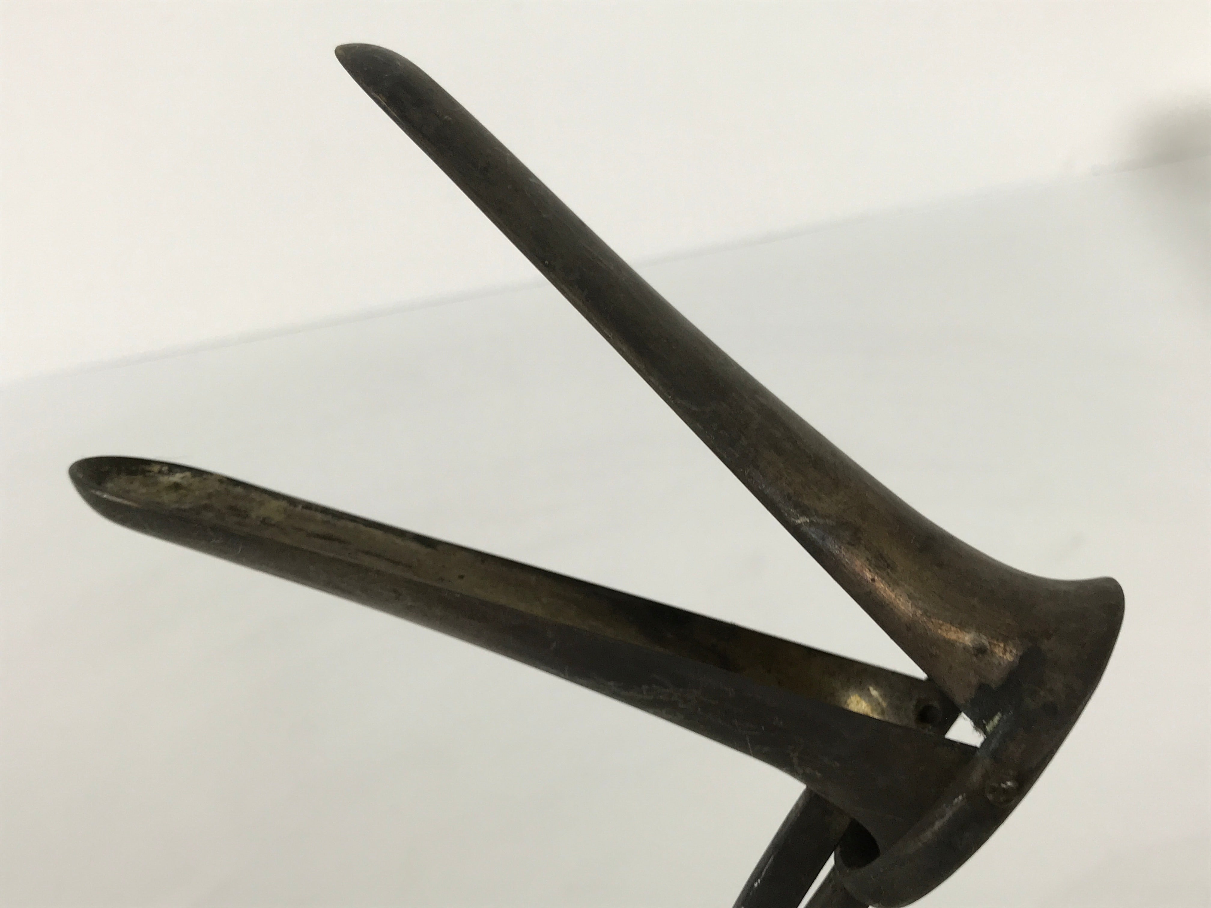 Antique Japanese Metal Vaginal Speculum Tool Gynecology Medical Equipment JK919