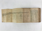 Antique Japanese Military Instruction Manual C1926 Book Taisho15 Brown P343