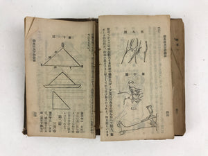 Antique Japanese Military Instruction Manual C1926 Book Taisho15 Brown P343