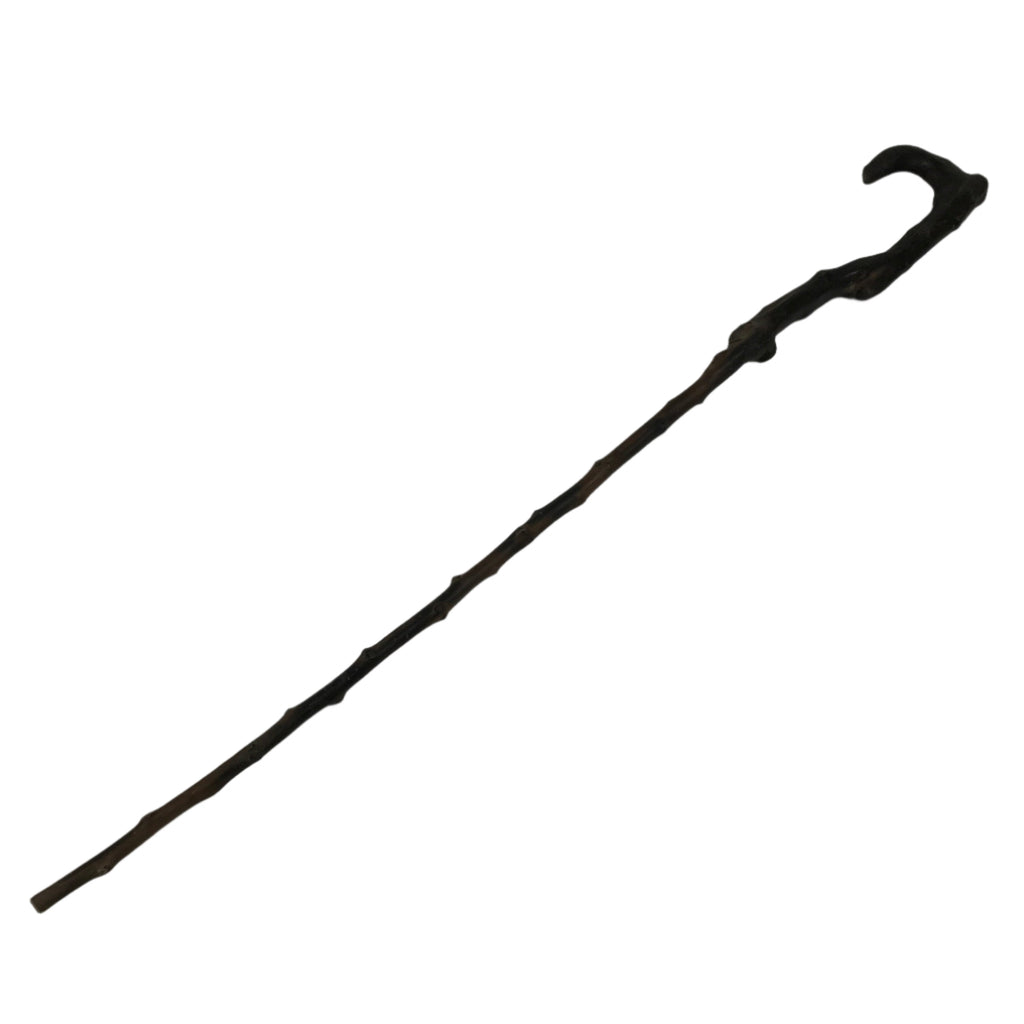 Antique Japanese Natural Tree Branch Cane Walking Stick Tsue Brown Wood JK859