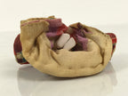 Antique Japanese Ningyo Doll Silk Kimono Gofun Head c1900 Floral ID674