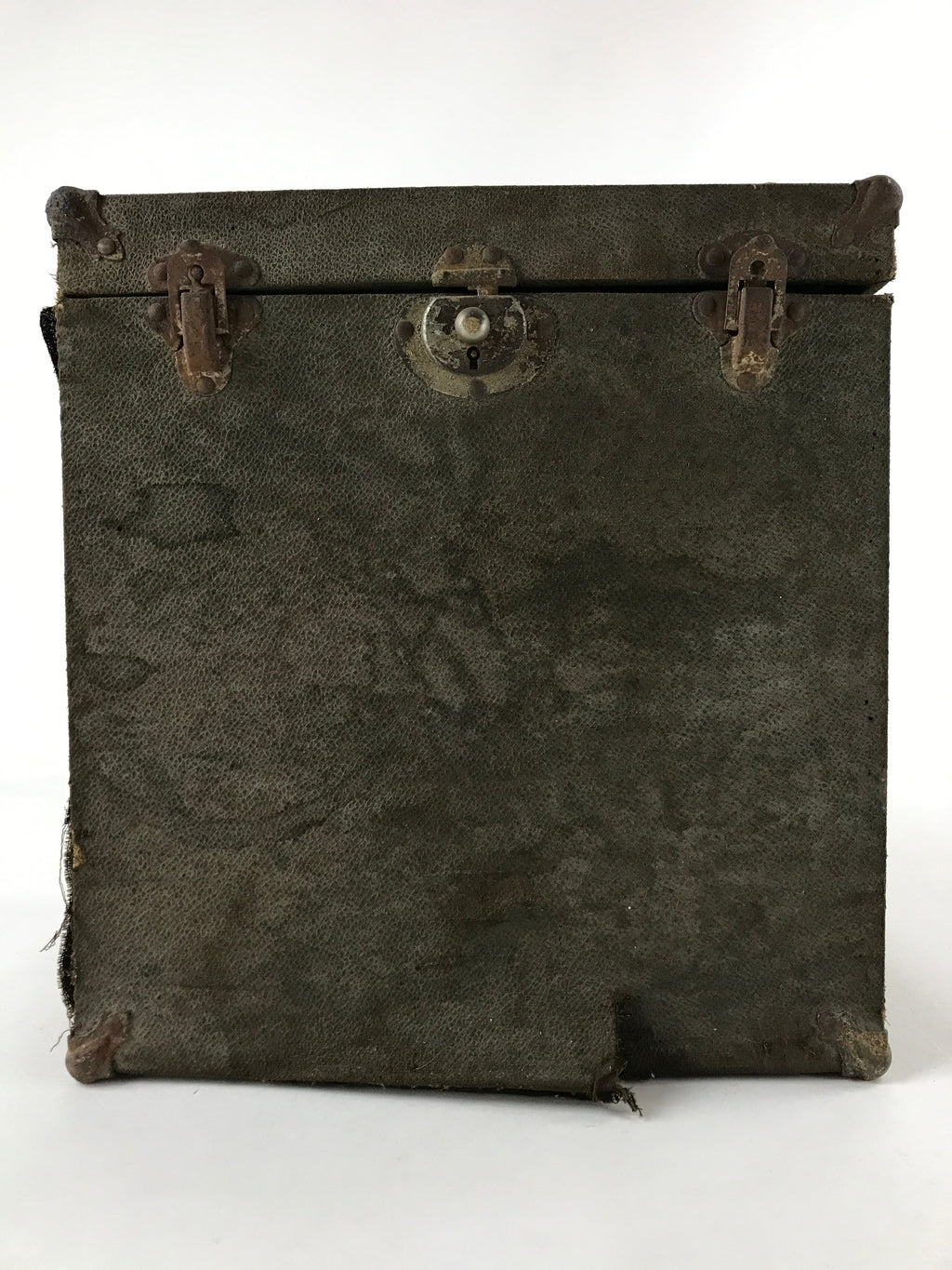 Antique Japanese Phonograph Record Storage Case Vtg Wood Box Paper Divider JK631
