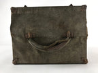Antique Japanese Phonograph Record Storage Case Vtg Wood Box Paper Divider JK631