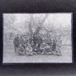 Antique Japanese Photo Glass Negative Plate C1900 Group Western Clothing GN441