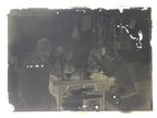 Antique Japanese Photo Glass Negative Plate C1900 Living Room Table Man GN439