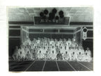 Antique Japanese Photo Glass Negative Plate C1900 Men Group Indoor GN457