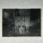 Antique Japanese Photo Glass Negative Plate C1900 Men Uniform Standing GN440