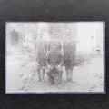 Antique Japanese Photo Glass Negative Plate C1900 Men Uniform Standing GN440