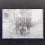 Antique Japanese Photo Glass Negative Plate C1900 Men Uniform Standing GN440