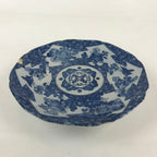 Antique Japanese Porcelain Plate Blue Sometsuke Chrysanthemum Butterfly PY282