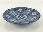 Antique Japanese Porcelain Plate Blue Sometsuke Japanese Flag Sakura PY189