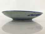 Antique Japanese Porcelain Plate Blue Sometsuke Japanese Flag Sakura PY189