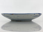 Antique Japanese Porcelain Plate Blue Sometsuke Japanese Flag Sakura PY190
