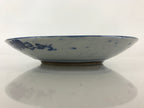 Antique Japanese Porcelain Plate Blue Sometsuke Japanese Flag Sakura PY191