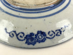 Antique Japanese Porcelain Plate Blue Sometsuke Japanese Flag Sakura PY192