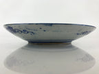 Antique Japanese Porcelain Plate Blue Sometsuke Japanese Flag Sakura PY192