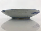 Antique Japanese Porcelain Plate Blue Sometsuke Japanese Flag Sakura PY192