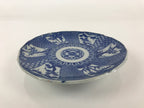 Antique Japanese Porcelain Plate Blue Sometsuke Tree Bamboo Plum Blossom PY178