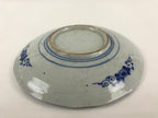 Antique Japanese Porcelain Plate Blue Sometsuke Tree Bamboo Plum Blossom PY178
