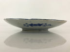 Antique Japanese Porcelain Plate Blue Sometsuke Tree Bamboo Plum Blossom PY178