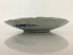 Antique Japanese Porcelain Plate Blue Sometsuke Tree Bamboo Plum Blossom PY178