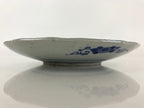 Antique Japanese Porcelain Plate Blue Sometsuke Tree Bamboo Plum Blossom PY179