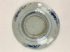 Antique Japanese Porcelain Plate Blue Sometsuke Tree Bamboo Plum Blossom PY180