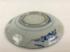 Antique Japanese Porcelain Plate Blue Sometsuke Tree Bamboo Plum Blossom PY180
