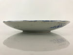 Antique Japanese Porcelain Plate Blue Sometsuke Tree Bamboo Plum Blossom PY180