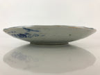 Antique Japanese Porcelain Plate Blue Sometsuke Tree Bamboo Plum Blossom PY180