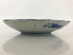 Antique Japanese Porcelain Plate Blue Sometsuke Tree Bamboo Plum Blossom PY181