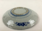 Antique Japanese Porcelain Plate Blue Sometsuke Tree Bamboo Plum Blossom PY182