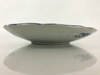 Antique Japanese Porcelain Plate Blue Sometsuke Tree Bamboo Plum Blossom PY182