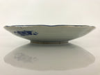 Antique Japanese Porcelain Plate Blue Sometsuke Tree Bamboo Plum Blossom PY182