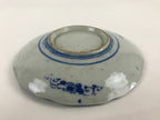 Antique Japanese Porcelain Plate Blue Sometsuke Tree Bamboo Plum Blossom PY183