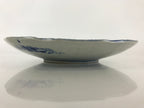 Antique Japanese Porcelain Plate Blue Sometsuke Tree Bamboo Plum Blossom PY183