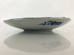 Antique Japanese Porcelain Plate Blue Sometsuke Tree Bamboo Plum Blossom PY183