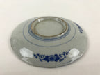 Antique Japanese Porcelain Plate Blue Sometsuke Tree Bamboo Plum Blossom PY185