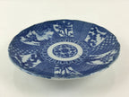 Antique Japanese Porcelain Plate Blue Sometsuke Tree Bamboo Plum Blossom PY187