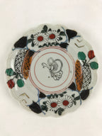 Antique Japanese Porcelain Plate White Floral Butterfly Kozara Yakimono PY464