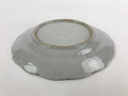 Antique Japanese Porcelain Plate White Floral Butterfly Kozara Yakimono PY465