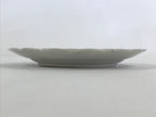 Antique Japanese Porcelain Plate White Floral Butterfly Kozara Yakimono PY465