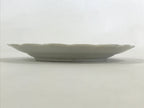 Antique Japanese Porcelain Plate White Floral Butterfly Kozara Yakimono PY465
