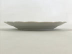 Antique Japanese Porcelain Plate White Floral Butterfly Kozara Yakimono PY465