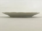 Antique Japanese Porcelain Plate White Floral Butterfly Kozara Yakimono PY467